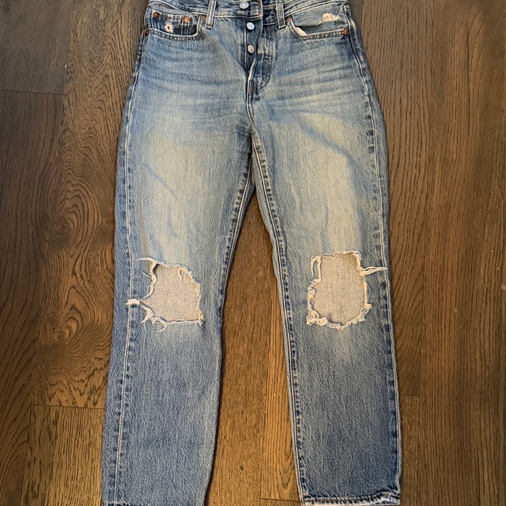 Levi's Blue Straight Leg Women's Jeans